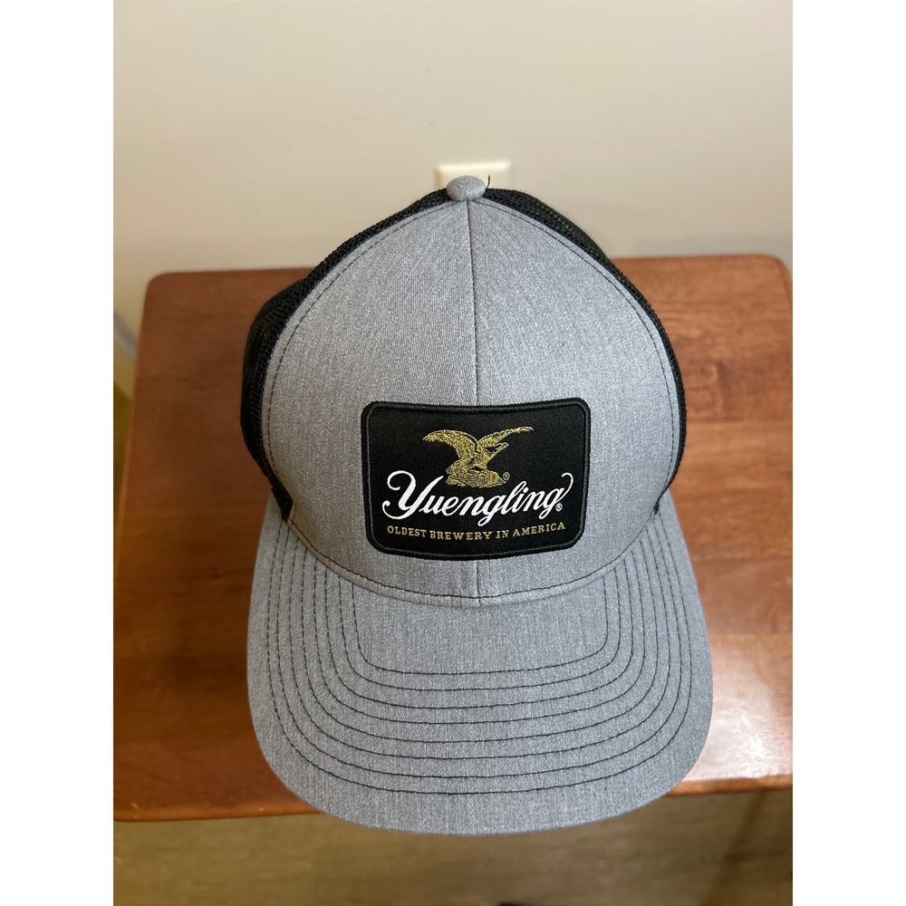 Yuengling Gray Snapback Adjustable Trucker Hat Mens